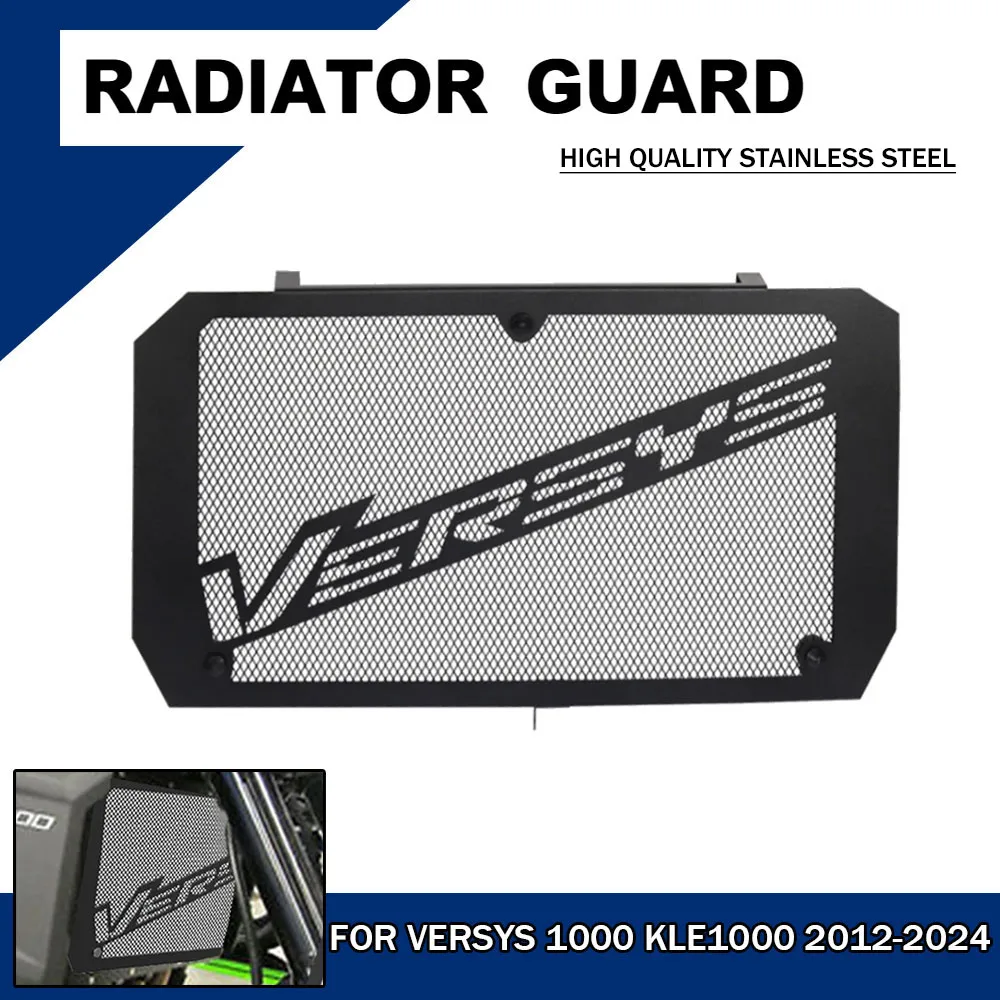 

For Kawasaki Versys 1000 2012-2022 2023 2024 Versys1000 Motorcycle Radiator Grille Guard Protector Grill Cooler Protection Cover