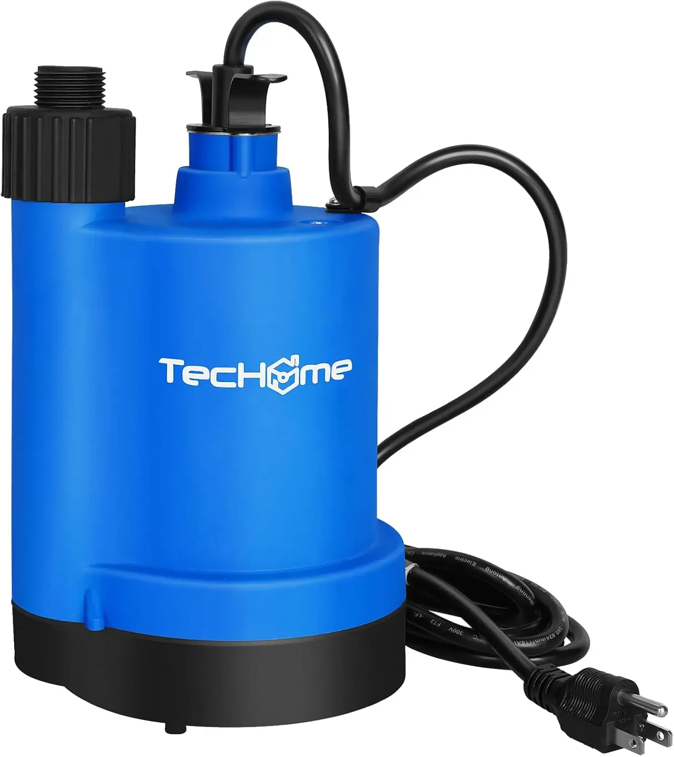 

Submersible Water Pump, 1/4HP 1800GPH Thermoplastic Utility Pump Portable Electric Water Pump Sump Pump,With 10 Feet Power Cord.