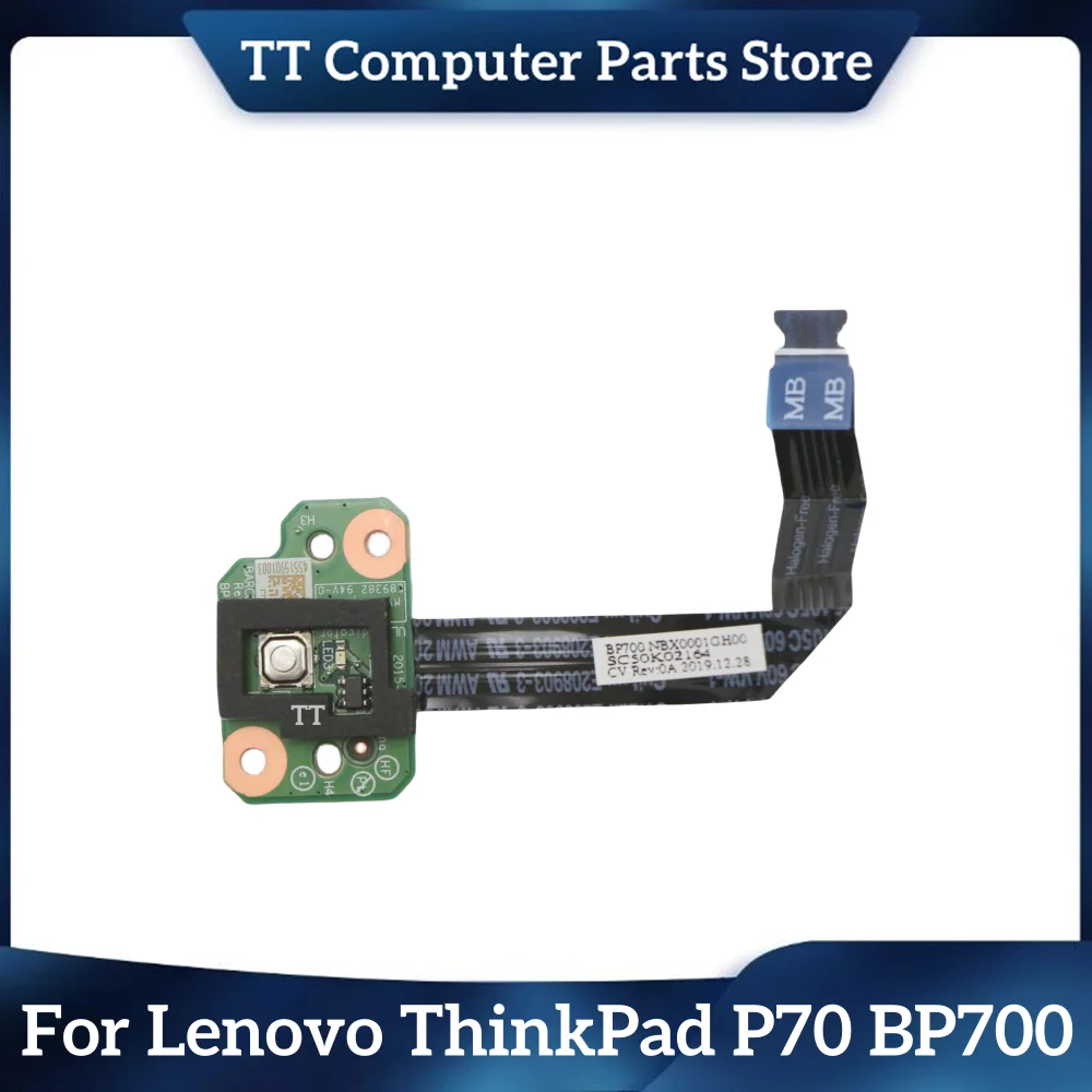 Interruptor de encendido TT para Lenovo ThinkPad P70 BP700, placa de botón, NS-A443 NBX0001GH00 SC50K02164, envío rápido, nuevo