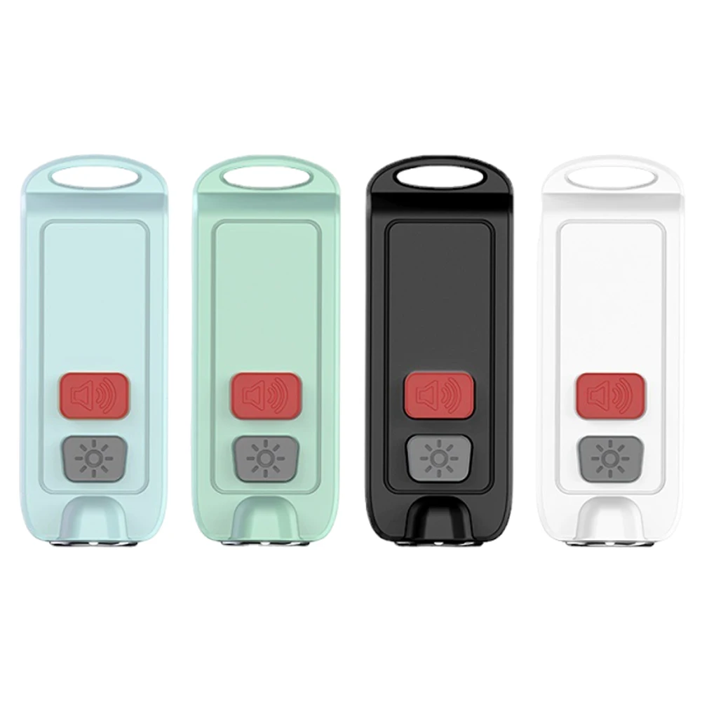 Personal Alarm with LED Lights Self Defense Alarm Waterproof Emergency Safety Alarm Rechargeable for Women Men Children Elderly