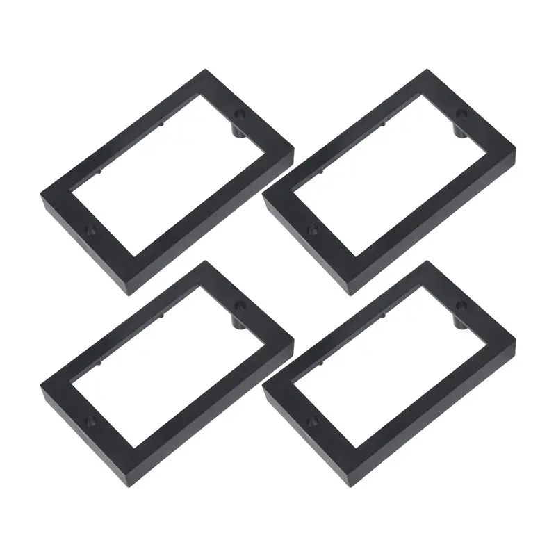 M12K-4Pcs 1/2Inch Single Gang Outlet Box Extender,Electrical Outlet Extender Receptacle Extender Outlet Extension Box