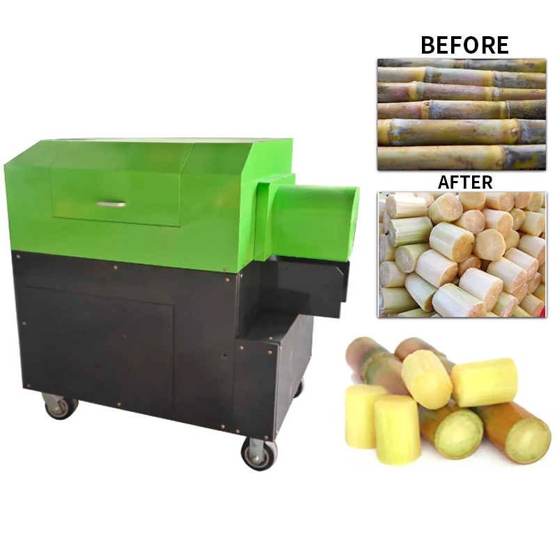 Automatic sugarcane peeling machine Fruit and vegetable processing equipment Sugarcane peeling machine Electric sugarcane peelin