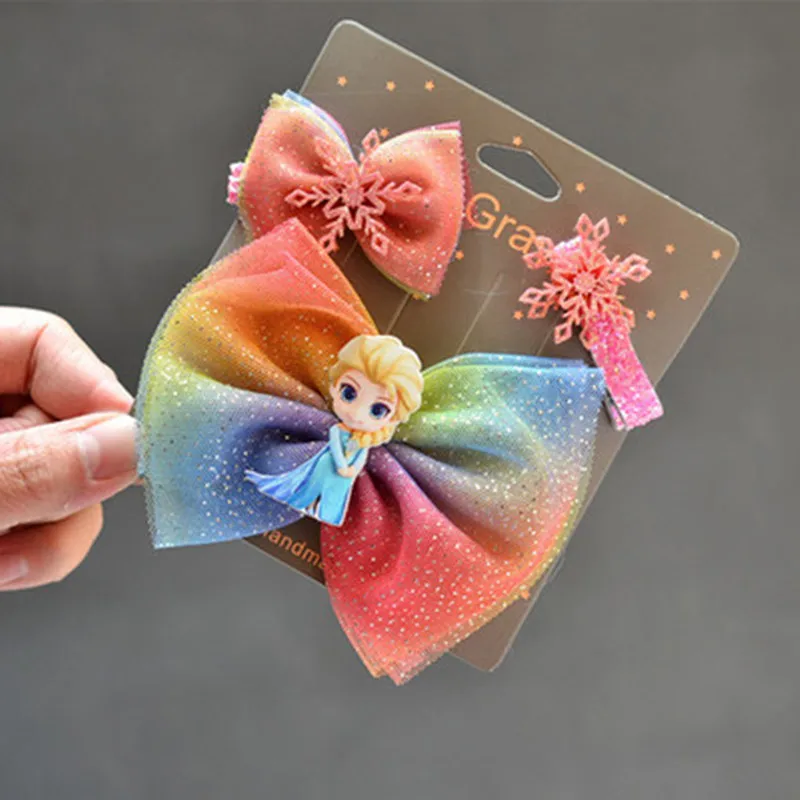 3Pcs 어린이 소녀 머리핀 공주 헤어 클립 어린이 소녀 액세서리 선물