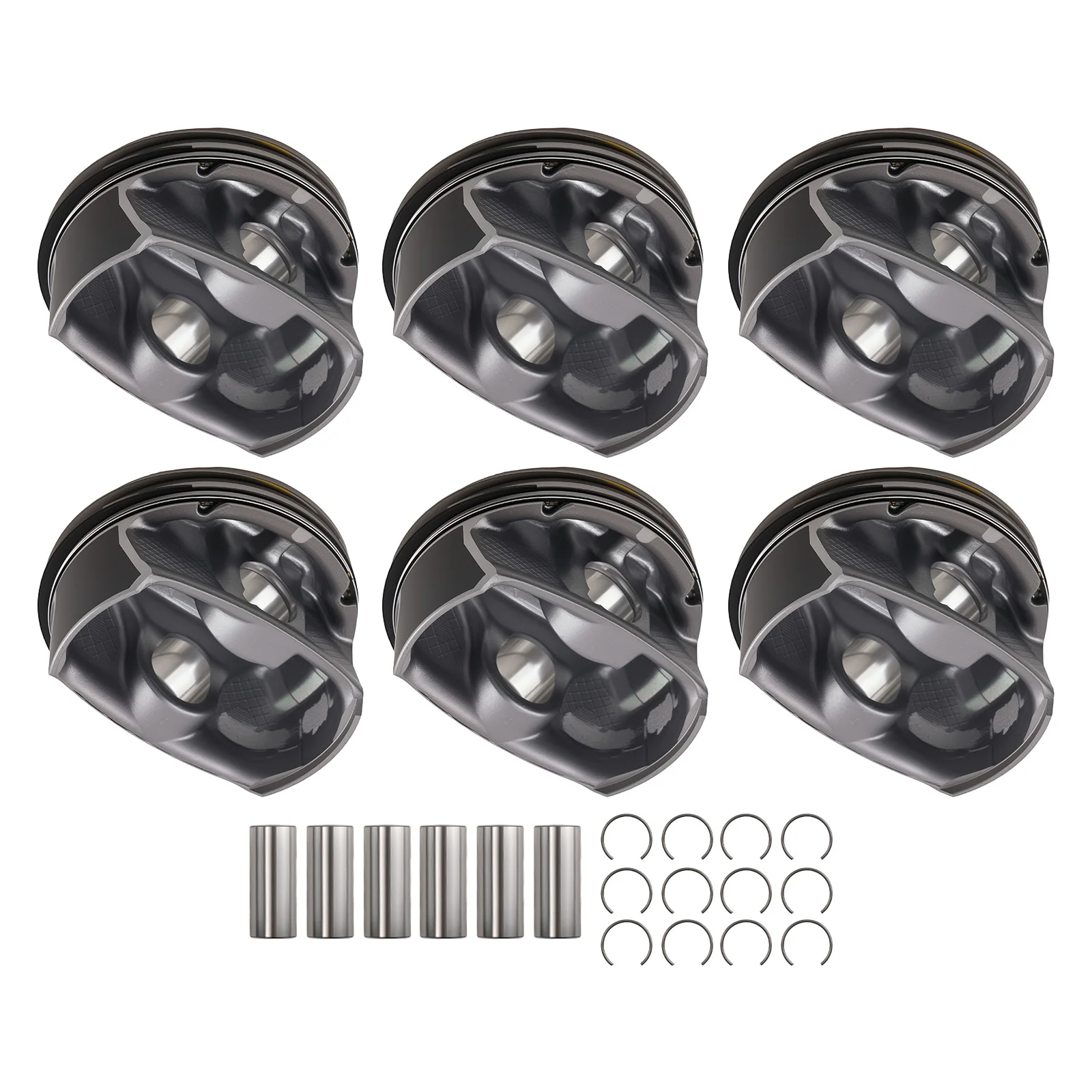 Engine Pistons w/ Rings for Dodge Charger Challenger Durango 3.6L 2011-2018