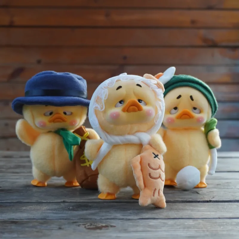 

Upsetduck Work Is Troublesome Duck Series Blind Box Kawaii Anime Action Figure Surprise Mystery Box Dolls Girls Gift