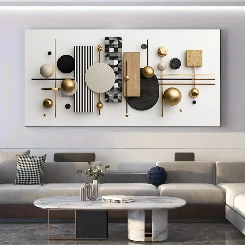 Abstract composed Geometric Shapes and Lines Full Diamond Painting DIY Diamond Art Mosaic embroidery Craft Handmade Home Decor
