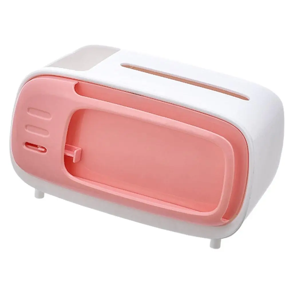 Creative TV Shaped Multi-function Tissue Box Mobile Phone Stand Storage