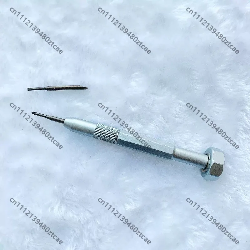 Portable Copper Thick‑Handle Eyeglass Repair Screwdriver With 1.8‑1.8 Bit Hand Tool For Spectacle Frame Disassembly And