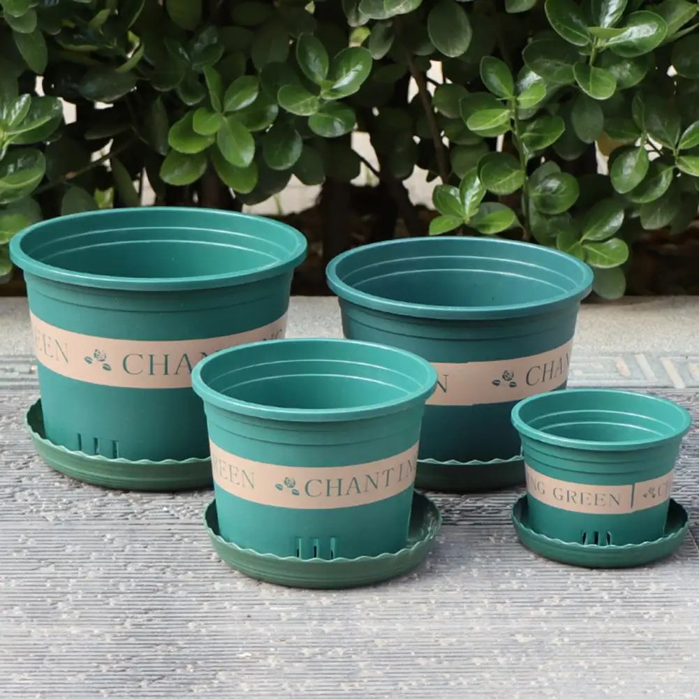 Small Flowerpot for Succulents Breathable Recycled Plastic Planter Pot for Roses Hydrangeas Thickened Downward Growth Flower Pot