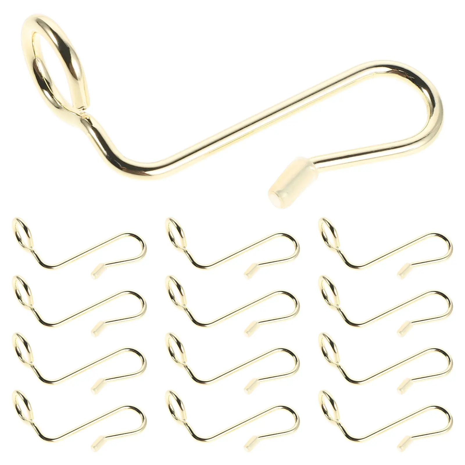 36Pcs Metal Hanger Extender Hook Closet Space Saver Hanger Connector Hook Vertical Stackable Organizer for Wardrobe Dorm