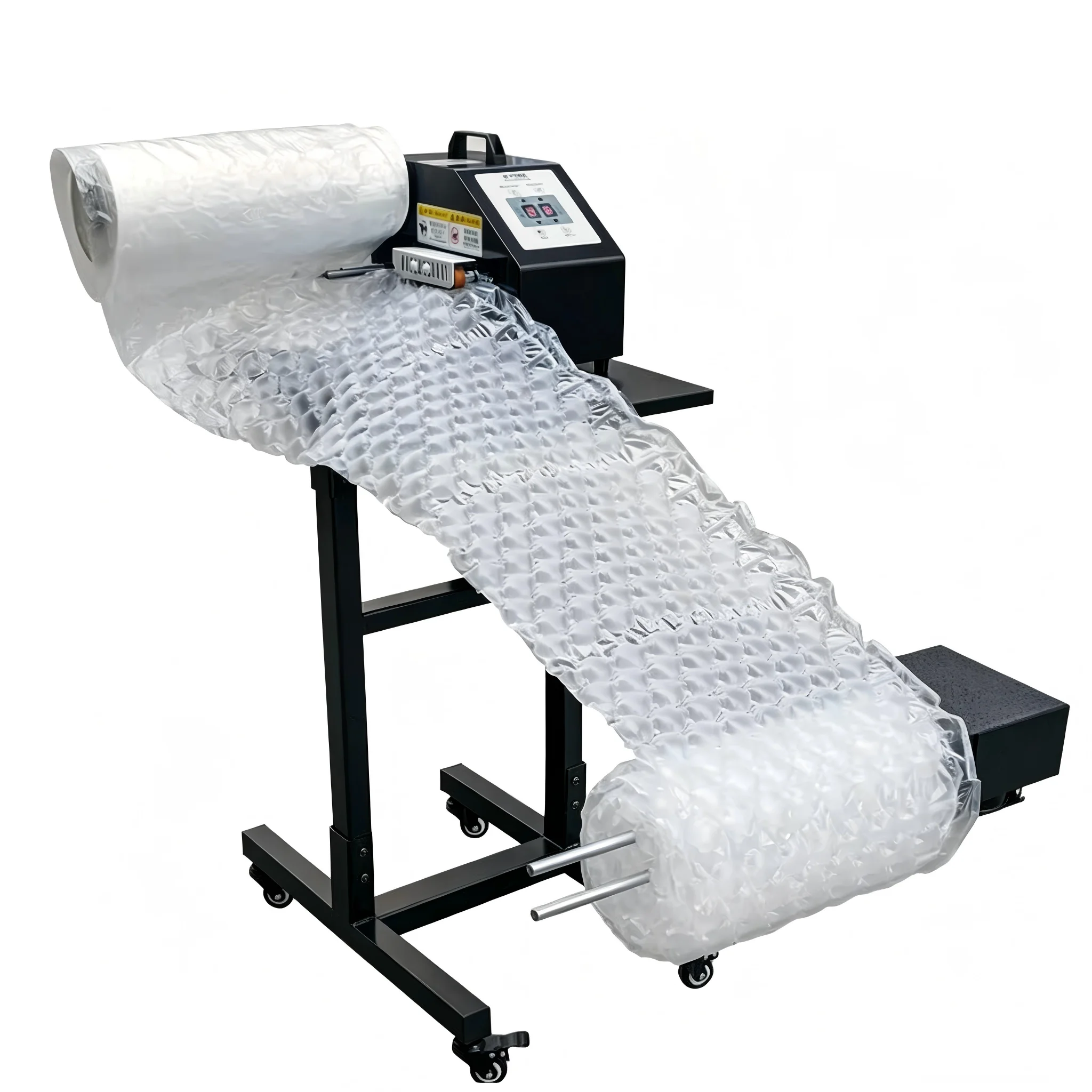 Air Bubble Wrap Roll Packaging - ^バブルロール包装機用自動エアクッション充填機