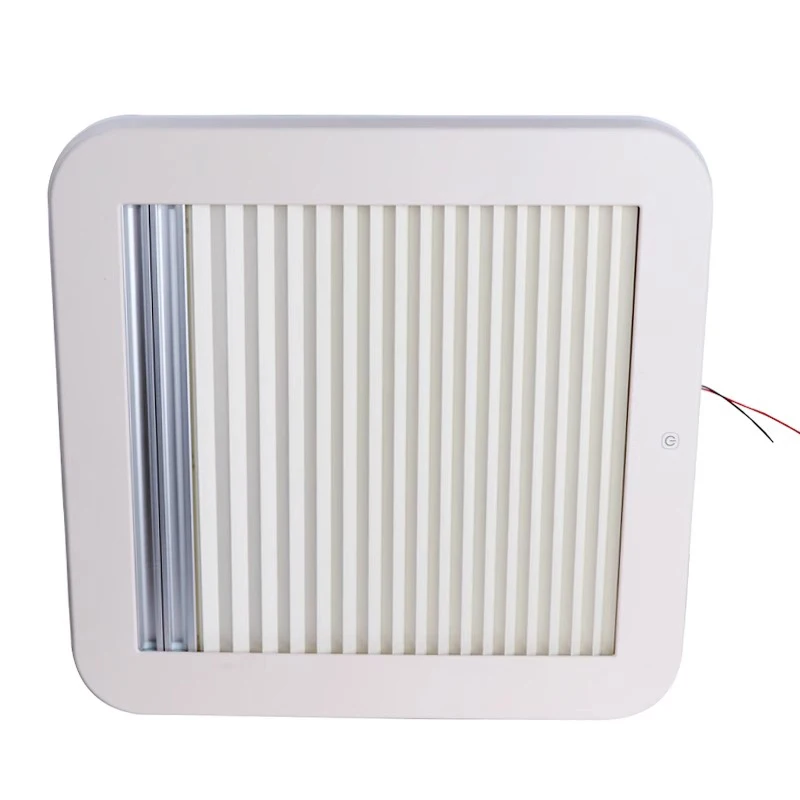 Modified RV skylight Chase Transit special 402*402MM opening ventilation ventilation with LED light anti-mosquito curtain sunsha