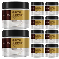 Masque capillaire au collagène KerBrian, traitement capillaire, réparation profonde, huile d'argan, essence, revitalisant pour cheveux secs et abîmés