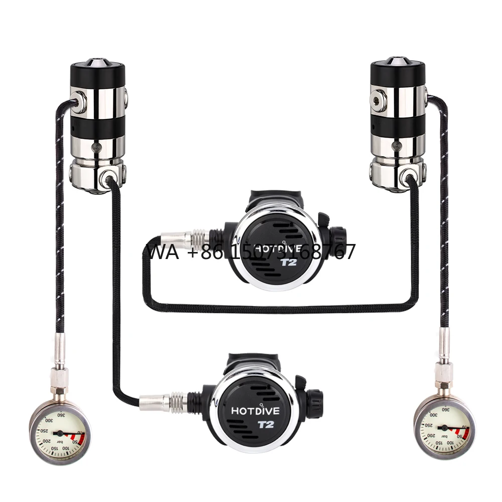 

HotDive STS Technical Cave Scuba Diving Sidemount Regulator Set