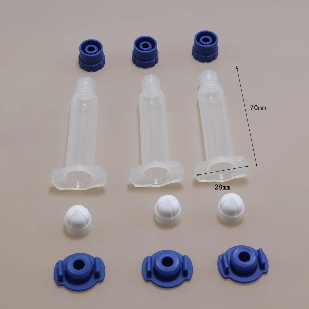 Flux Container USA Type Dispensing Needle Tips Plastic Syringe Barrel 3CC 5CC 10CC 30CC 50CC Sub-Packing