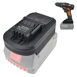 BOS18Worx Adapter for Bosch 18V Li-ion Battery Converted To for Worx Orange 4Pin Battery Power Tools Use WA3553 WA3563