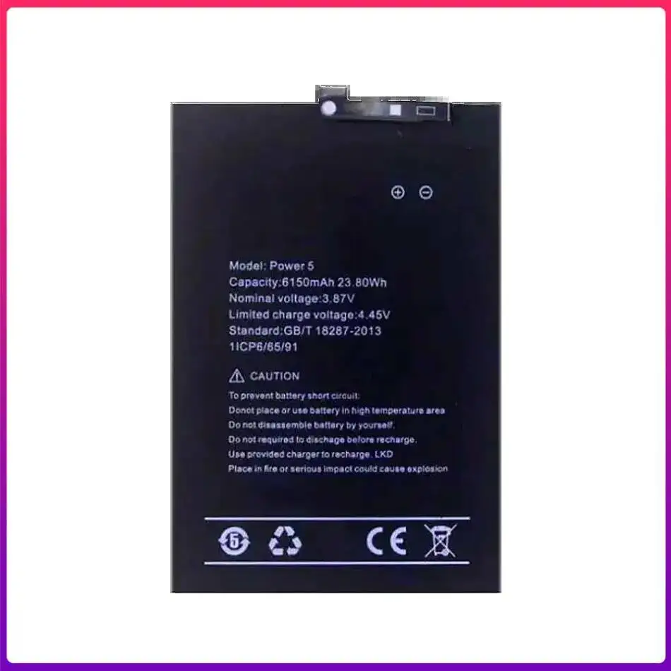 6150mAh Replaceable Mobile Phone Battery For Umidigi Umi Bison X10 Pro X10 X10 Pro Power 5