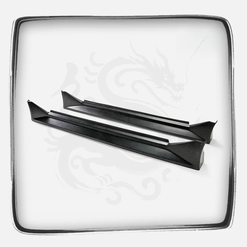 High Quality RUF Style Unpainted Fiberglass Side Skirts For Toyota AE86 Levin