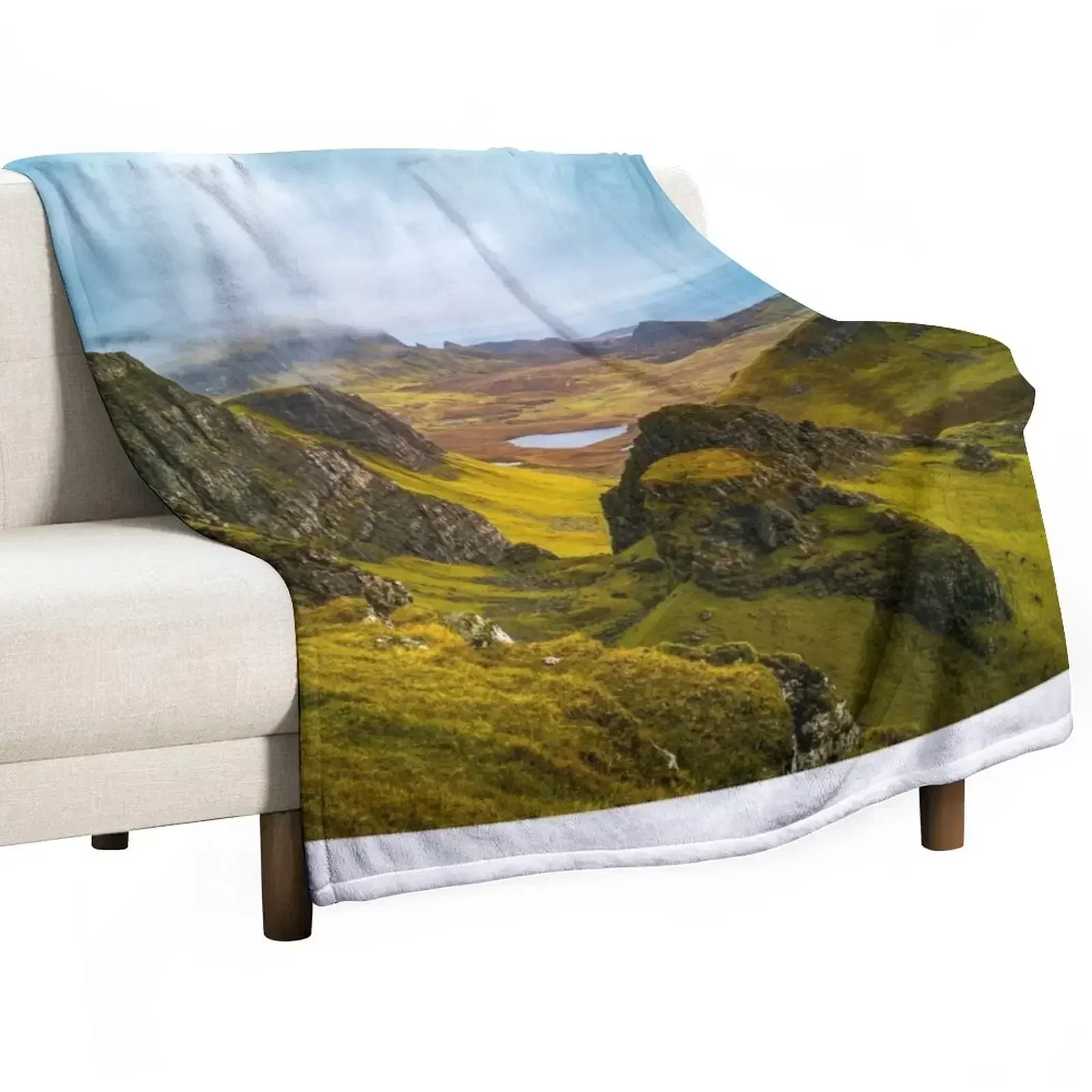 Isle of Skye Throw Blanket Sofa Decoratives Hair Decorative Throw Cute Plaid Blankets