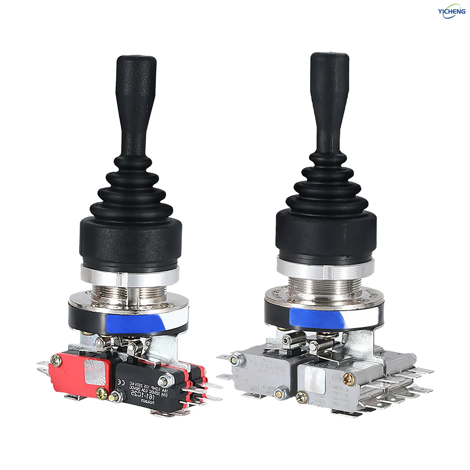 1Pcs 30mm Cross Switch 4 Way Self Latching Locking/Reset Momentary Master Monolever Joystick Switch,4NO4NC,8NO8NC contact point