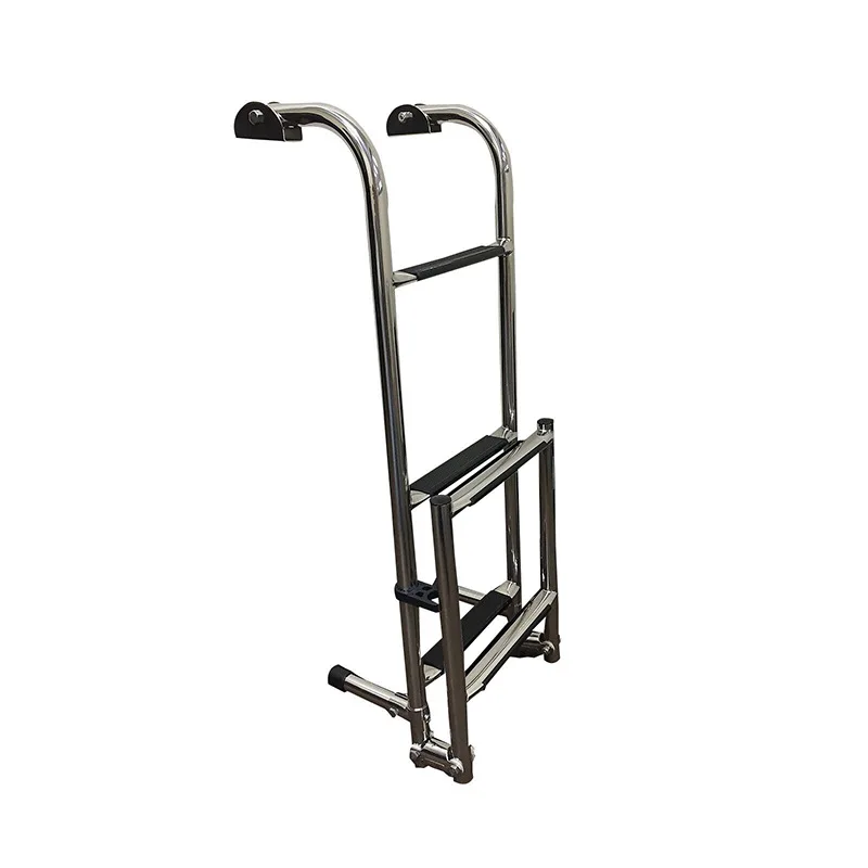 سلم قابل للطي من الفولاذ المقاوم للصدأ، 2+3 سلم قابل للطي، سلم تلسكوبي محمول، سلم الصعود