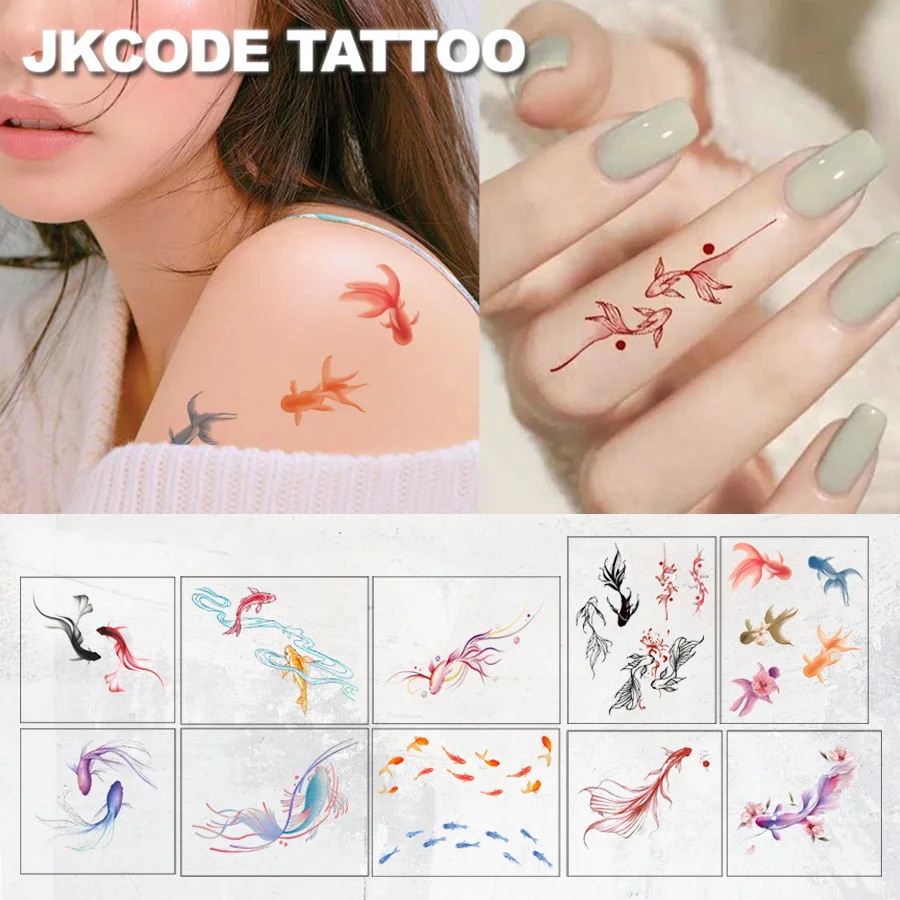 10 قطع من ملصقات الوشم اللطيفة المقاومة للماء، تصميم كوي ونمط الخط العصري، وشم صغير Y2K، ملصقات إصبع بنمط لطيف مرسومة يدويًا، ملصقات وشم على الكتف، ملصقات وشم مؤقتة لفن الجسم للسيدات