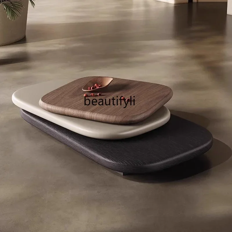 

Вращающийся овальный журнальный столик zxRetro, домашний креативный подвесной минималистичный журнальный столик