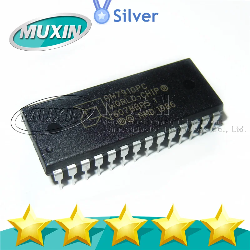 AM7910PC DIP28 Electronic Components AM7910PC AM7911PC AM7911PC AM9519APC AP89170 New Original AS6C6264-55PCN