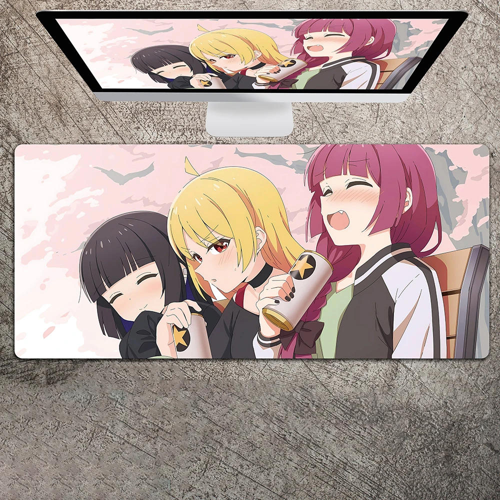 

Bocchi The Rock Bond Band Anime Cartoon Second Dimension Band Girls Hd Printed Mouse Pad Anime Style Rubber Desk Mat