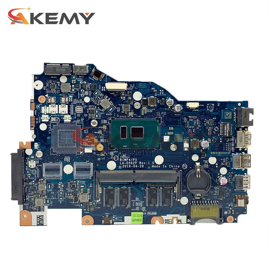 Placa base para ordenador portátil Lenovo Ideapad 110-15ISK LA-D562P 5B20L8290211 5B20M8165911 Pentium i3i5i7 placa base para portátil de 6. a generación