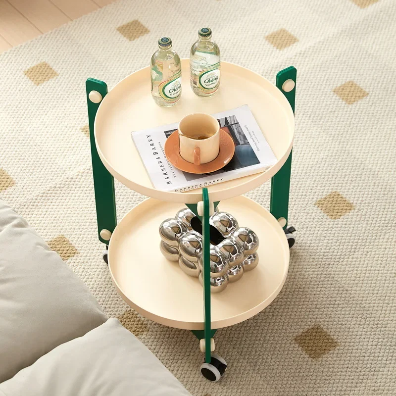 

Creative removable sofa side a few cream wind snack cart living room bedroom bedside