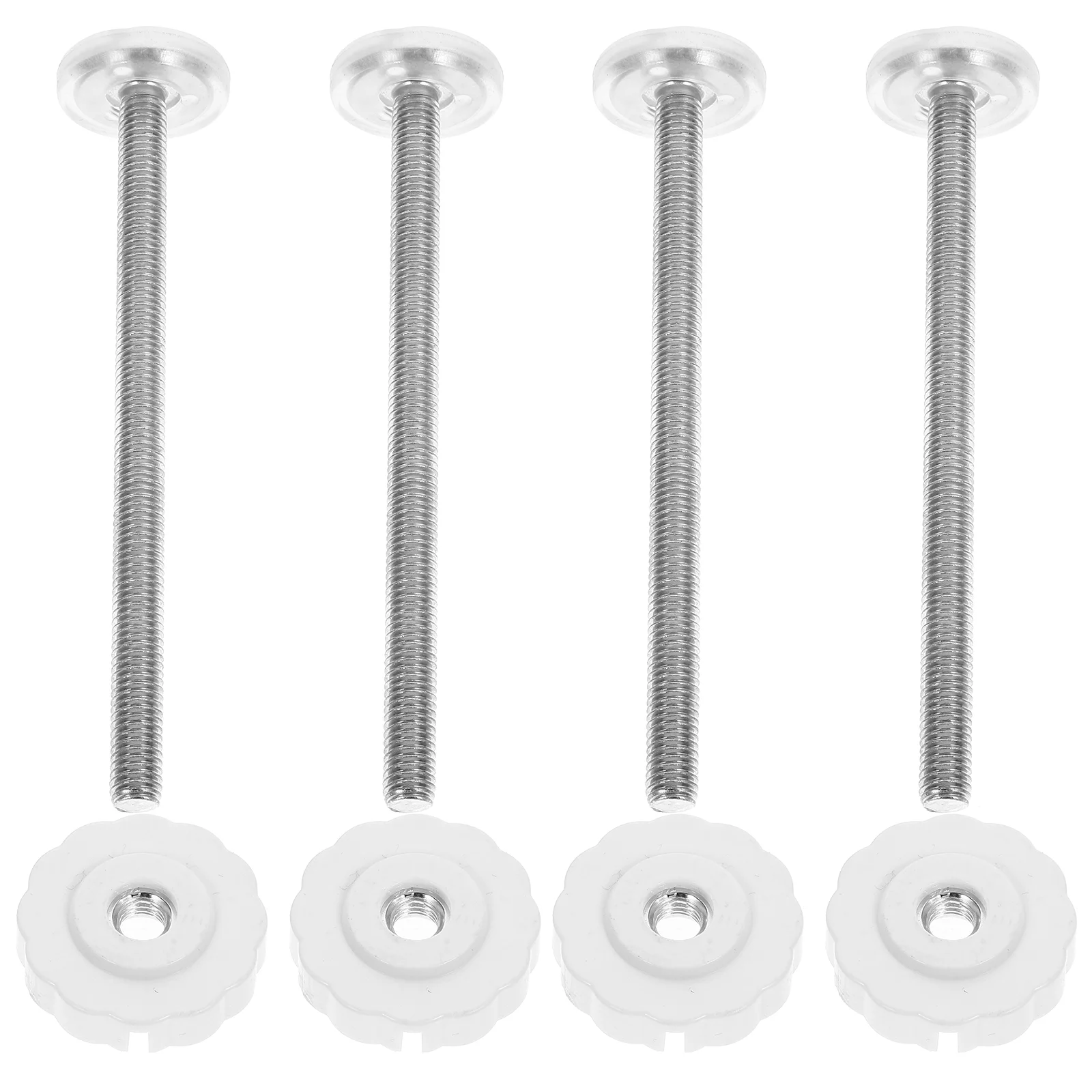 4 Pcs Baby Gate Hardware Replacement Parts Railing for Tension Pet Mounting Bolt Gates Threaded Spindle Rods Wall