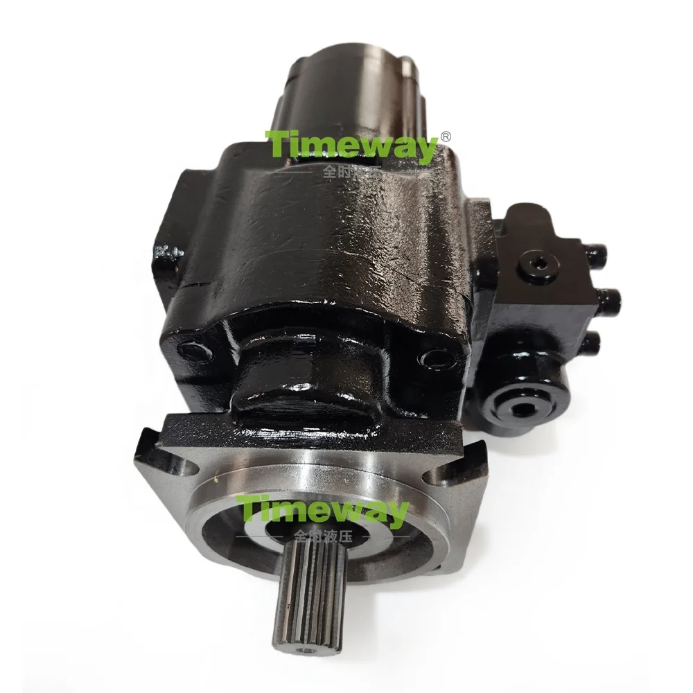 

Twin Hydraulic Pump 20-925592 Loader Gear Pump Replacement for JCB Hydraulic Main Pump