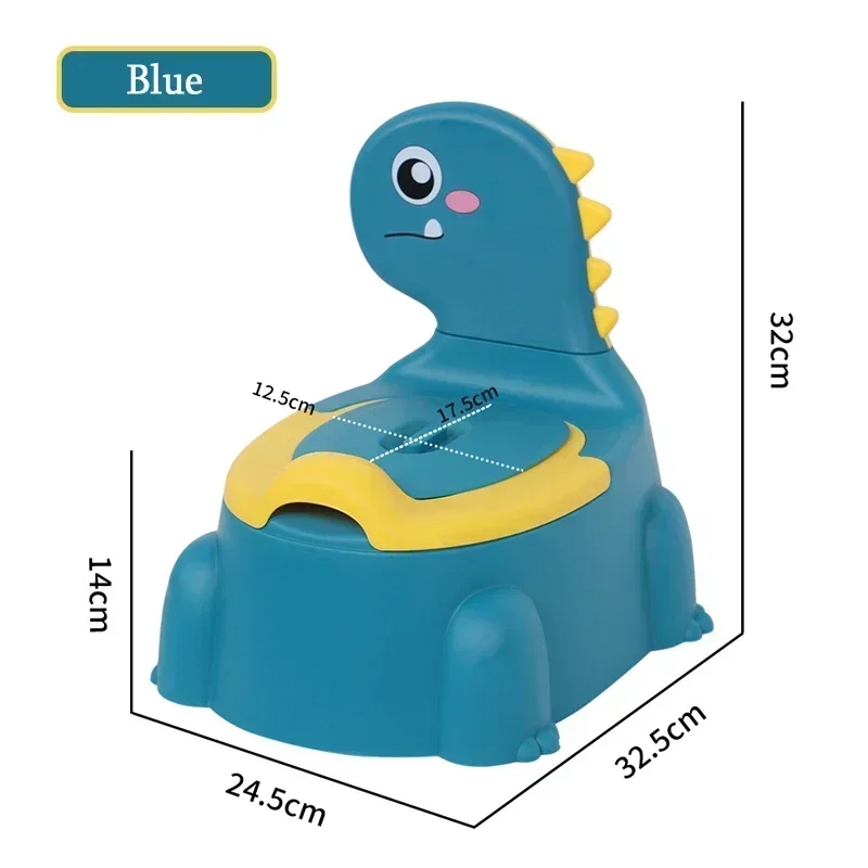 Children's Toilet Seat Cartoon Dinosaur Toilet Boy Girl Baby Child Bedpan Urine Bucket Toilet Stool Potty Household Baby Potty