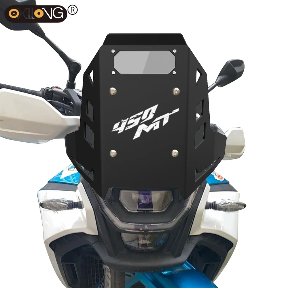 450 MT Motorcycle Windshield Screen Visor Windscreen Flyscreen Wind Deflector For CFMOTO 450MT Ibex 450 2024 2025 2026 Access