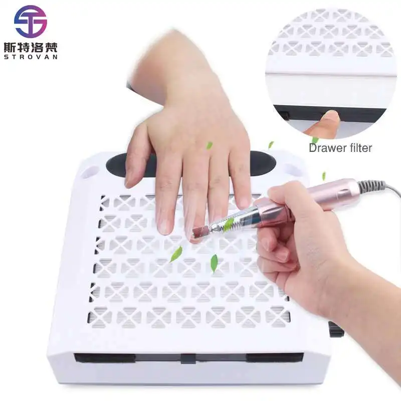 

STLF LZS New Style Power Vacuum Cleaner Polisher Manicure Lamp Lighting Multifunctional Nail Machine