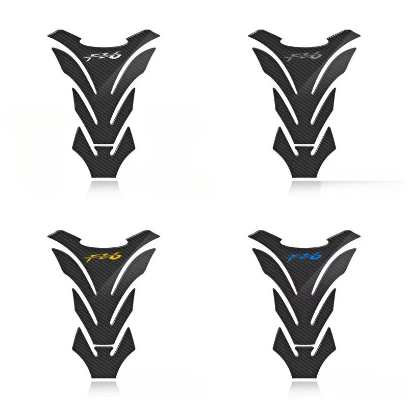 3D Carbon Fiber Motorcycle Fuel Tank Pad Cover Protective Stickers For FZ6 FAZER