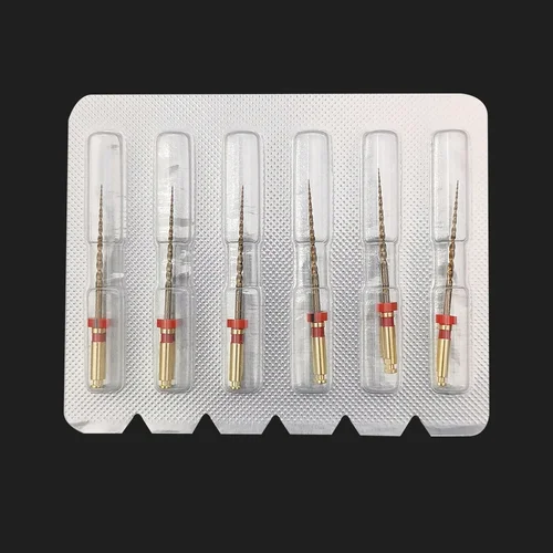 Imagen 2 del producto Limas de onda Dental Gold One, archivos reciprocantes primarios pequeños, medianos y grandes, Odontología endodóntica, 6 unids/lote por paquete