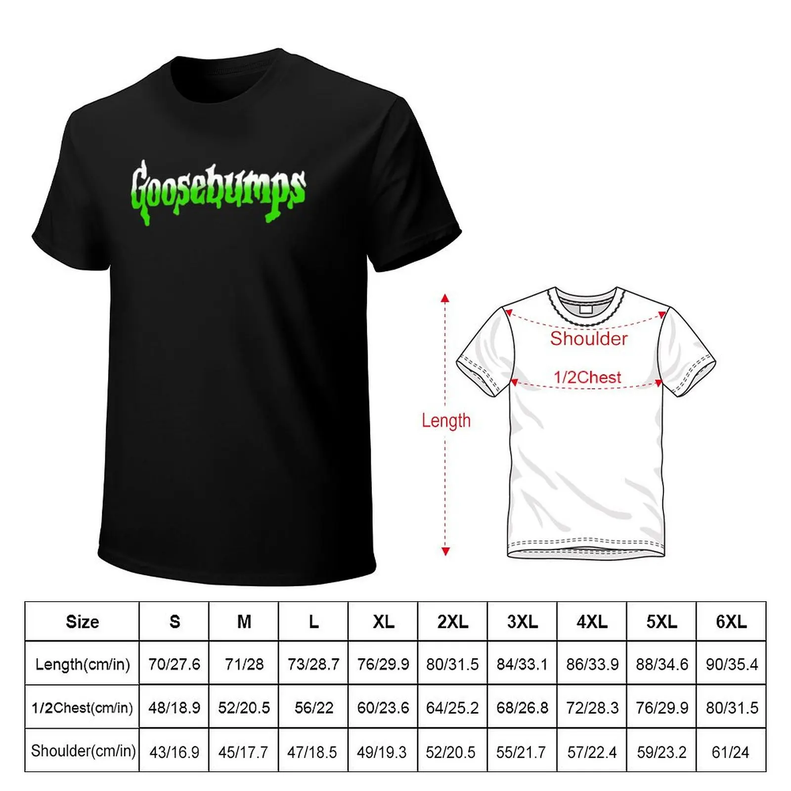 Halloween Goosebumps T-Shirt man t shirt graphic T-Shirt