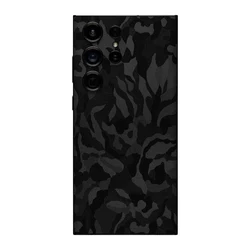 3D Camo Crocodile Snake Skin Film Wrap Skin Phone Back Sticker For SAMSUNG Galaxy S25 Ultra S24+ S23 Ultra S22+ S21 FE Note 20