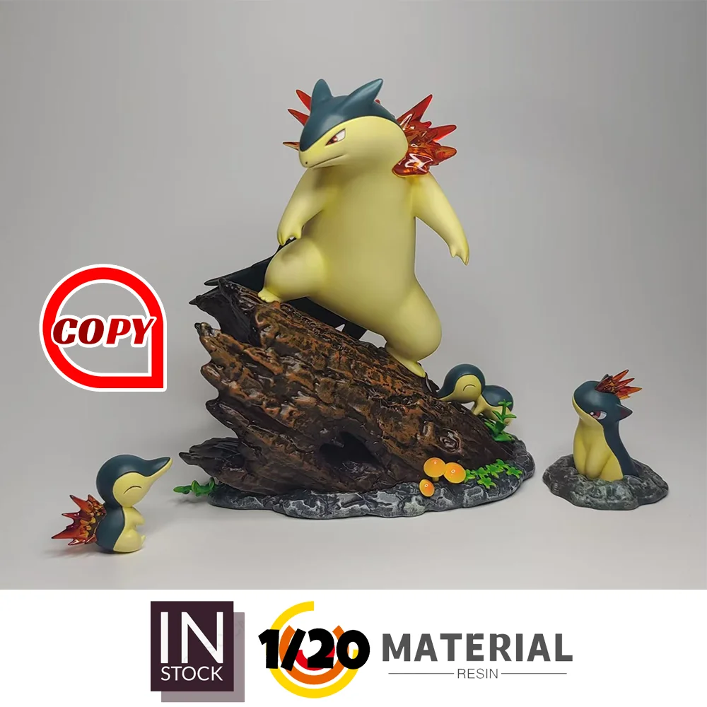 [In Stock] 1/20 Resin Figure [Copy KIPI] - Cyndaquil & Quilava & Typhlosion