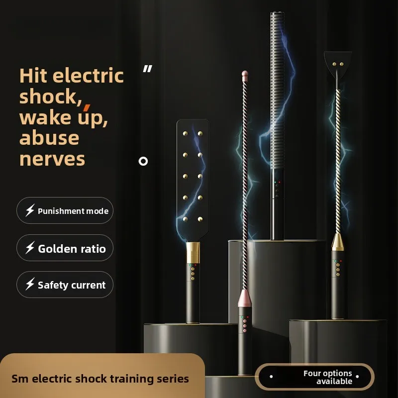 منتجات الكبار Stun Stick Bdsm الجنس لعب المرأة Sm Femdom الجنس صدمة سوط الجنس لعب