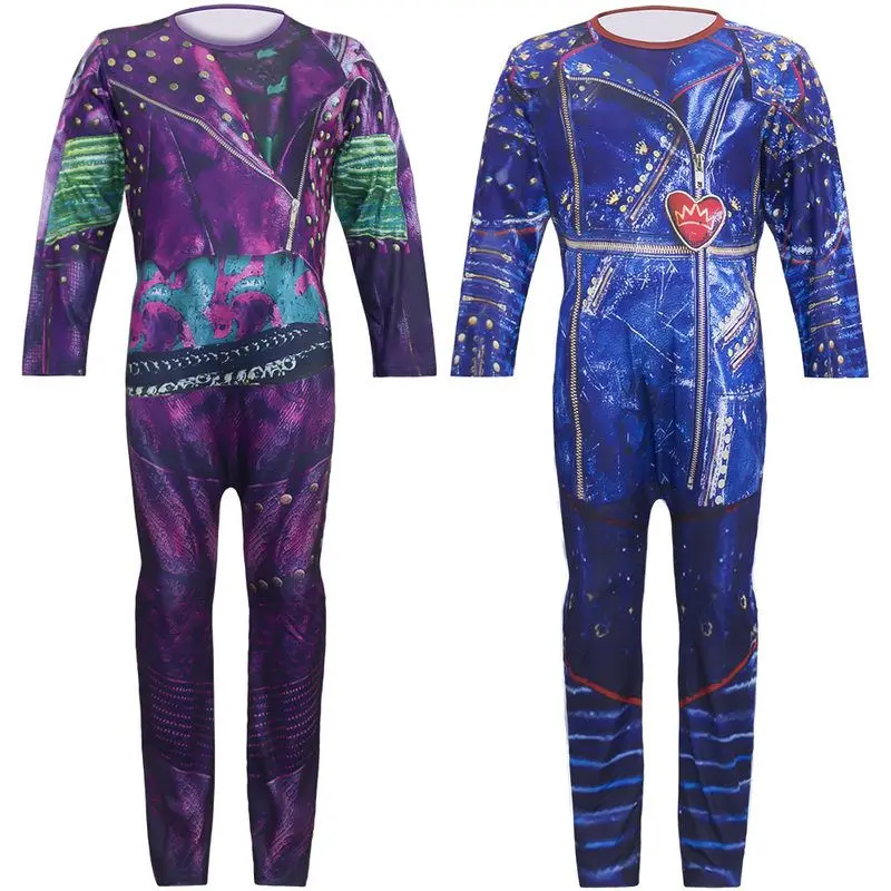 Discendenti 3 Costume animato Tutina Performance loween Costume cosplay Costume tradizionale etnico da donna