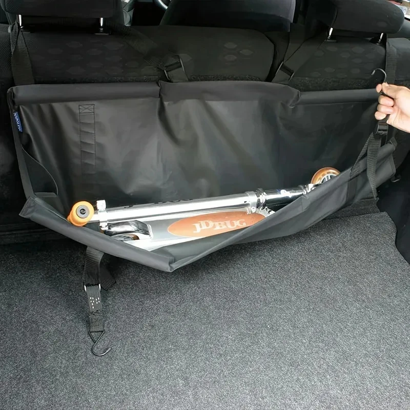 High Capacity Car Trunk Organizer Oxford Backseat Storage Bag Net Multi-use Adjustable Seat Back Organizers Universal for Cars
