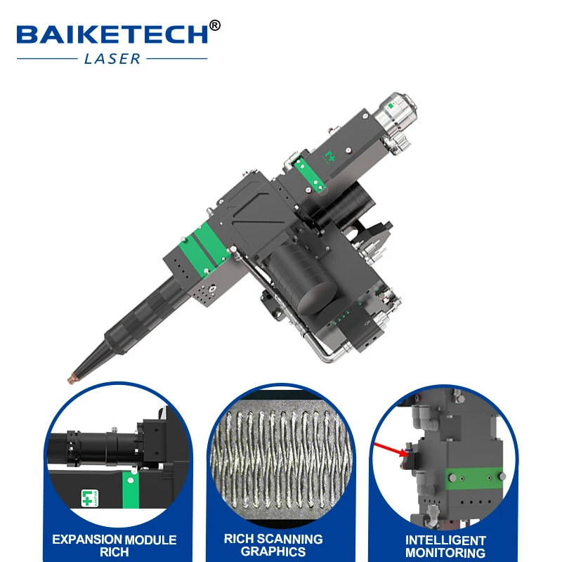 Raytools BF12K Swing Laser-laskop Geschikt voor krachtige laserlasscenario's