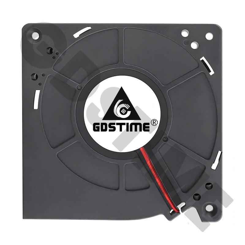 Gdstime 듀얼 볼 산업용 휴대용 송풍기, 터보 쿨러 팬, DC 5V, 12V, 24V, 48V, 120x120x32mm, 120mm, 12032B, 12cm, 1 개