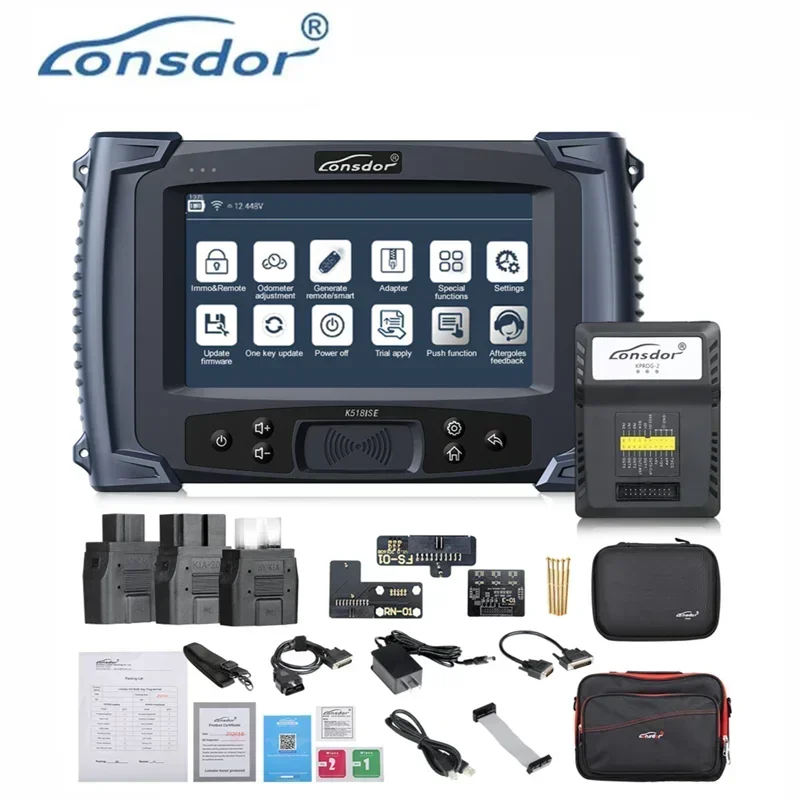 Lonsdor K518ISE Auto Key Programmer for All Makes Plus LKE Emulator+ADP 8A/4A Adapter T-oyota/ L-exus Proximity Key