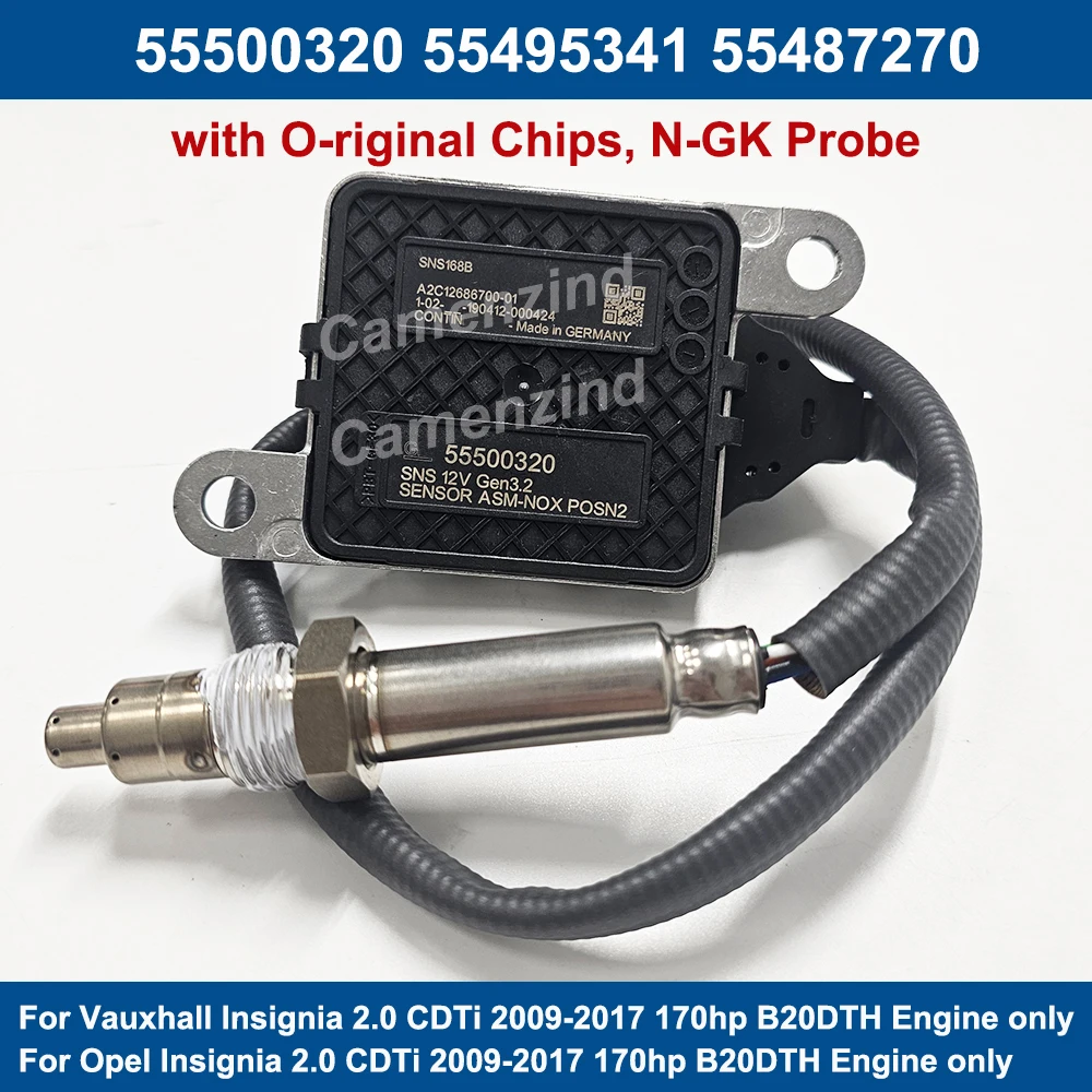 

НОВЫЙ 55500320 55495341 55487270 Датчик азота и кислорода NOX для Vauxhall Opel Insignia A 2,0 CDTI 170 л.с. B20DTH 2009-2017