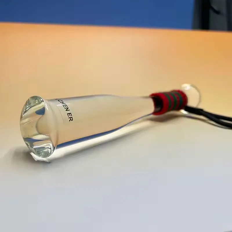 Glass Massage Stick Handheld Acupoint Massager with Smooth Surface  ,Ideal Gift for Friends & Party Presents For Valentine's Day