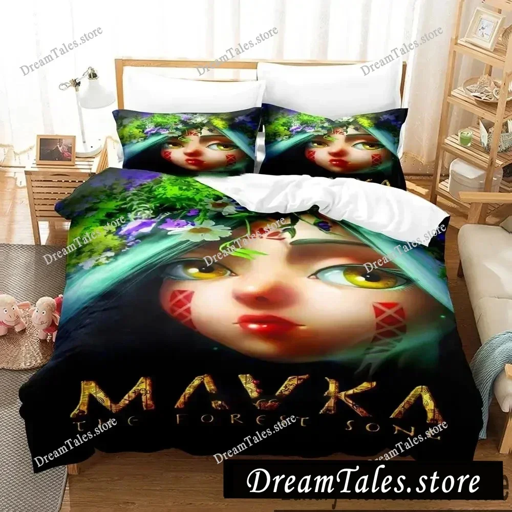 Exquisite 3D Mavka The Forest Song Wallpaper Print Bedding Set Duvet Cover Comforter Bed Youth Kids Girls Boys Gift741